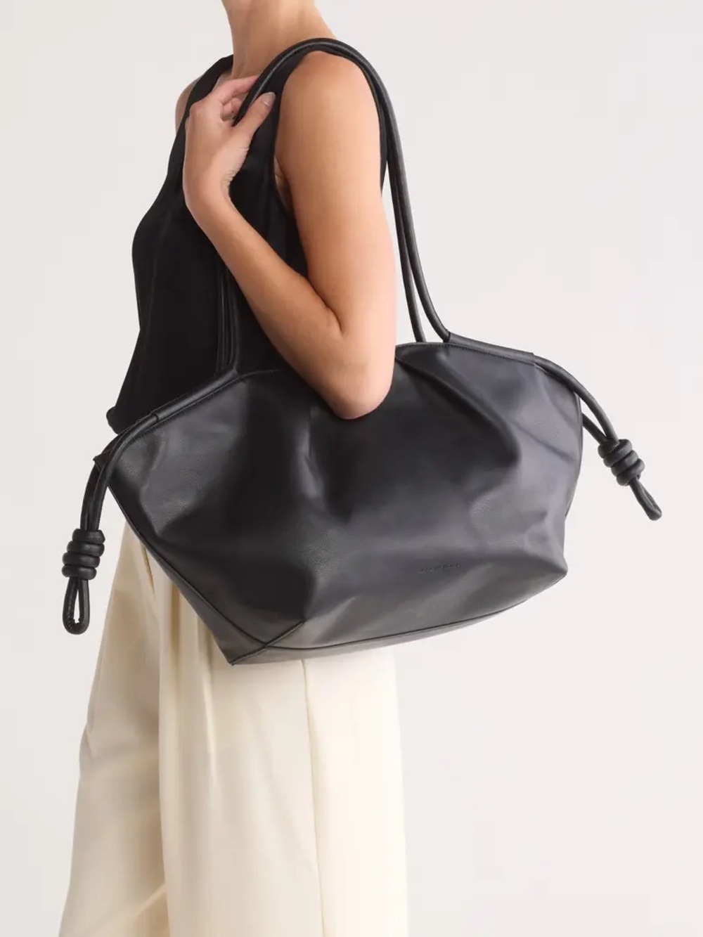 BCBGMAXAZRIA Corded Flare Tote Bag